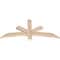 Ekena Millwork Alberta Smooth Timber Gable Bracket, Douglas Fir, 48"W x 22"H x 1 1/2"D x 3 1/2"F, 11/12 Pitch GBW048X22X0204ALB00SDF - alternate 4